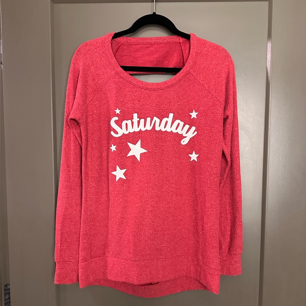 Long sleeve lounge shirt